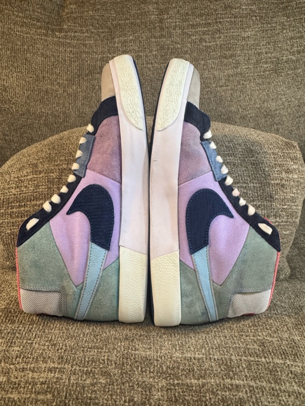 Nike SB Zoom Blazer Men’s Mosaic Pack Mid Skateboard Shoes FA8854-500 Sz 8 - Picture 4 of 11